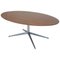 Mid-Century Modern Oval Dining Table attributed to Florence Knoll, 1960s 1