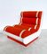 Mid-Century Modern Italian Red Lounge Chairs, 1960s, Set of 2, Image 3