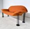 Mid-Century Modern Orange Sofa attributed to Burkhard Vogtherr for Hain + Tohme, 1980s 4