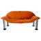 Mid-Century Modern Orange Sofa attributed to Burkhard Vogtherr for Hain + Tohme, 1980s, Image 1