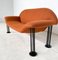 Sofá Mid-Century moderno naranja atribuido a Burkhard Vogtherr para Hain + Tohme, años 80, Imagen 3