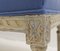 Louis XVI Wooden Bench with Carved Rosettes, Belgium, 2000s 3