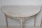 Tables Demi-Lune Style Gustavien Antiques, Suède, Set de 2 9