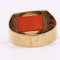 Vintage Mens 8k Gold and Carnelian Ring, 1950s, Image 5