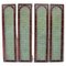 Italian Stained Glass Doors with Window Panels, Italy, 1890s, Set of 4, Image 1