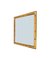 Mid-Century Square Wall Mirror in Brass and Bamboo, Italy, 1970s, Image 6