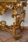 Louis XV Console in Golden Wood and Carved with Marble Top, 18th Century 4