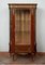 Antique French Showcase in Precious Exotic Woods with Marble Top, 19th Century, Image 6