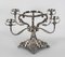 19th Century English Silver Plate Cut Glass Epergne Candleholder Centrepiece 18