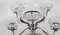 19th Century English Silver Plate Cut Glass Epergne Candleholder Centrepiece, Image 13