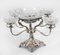 19th Century English Silver Plate Cut Glass Epergne Candleholder Centrepiece, Image 6