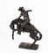 Figura de vaquero del Lejano Oeste vintage de bronce según Remington, años 80, Imagen 13