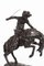 Figura de vaquero del Lejano Oeste vintage de bronce según Remington, años 80, Imagen 3
