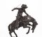 Statuetta da cowboy Wild West vintage in bronzo di Remington, anni '80, Immagine 2