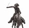 Figura de vaquero del Lejano Oeste vintage de bronce según Remington, años 80, Imagen 9