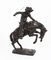 Figura de vaquero del Lejano Oeste vintage de bronce según Remington, años 80, Imagen 15