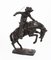 Vintage Bronze Wild West Cowboy Figure after Remington, 1980s 15