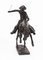 Figura de vaquero del Lejano Oeste vintage de bronce según Remington, años 80, Imagen 8