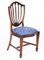 20. Jh. Esstisch mit Messing Intarsien & Shield Rücken Stühlen, 1950er, 15 . Set 20