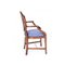 20th Century Brass Inlaid Dining Table & Shield Back Chairs, 1950s, Set of 15, Image 17