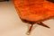 Tavolo da pranzo vintage in mogano e ottone intarsiato, anni '50, Immagine 10