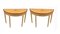 Adams Console Tables with Satinwood Inlay Hall Table, Set of 2 1