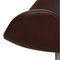Swan Armlehnstuhl aus schokoladenfarbenem Nevada Anilin Leder von Arne Jacobsen für Fritz Hansen, 2000er 5