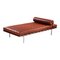 Barcelona Daybed Walnut Leather by Ludwig Mies Van Der Rohe 3