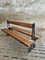 Vintage Double Garden Bench, Image 7