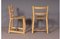 Chairs in Ash Wood, 1970s, Set of 4 3