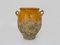 19th Century Pot with Vernisse Yellow Confit, Southwest France 1
