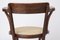 Vintage Desk Chair in Bentwood & Viennese Braid from Fischel, Austria 2