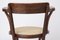 Vintage Desk Chair in Bentwood & Viennese Braid from Fischel, Austria, Image 2