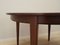 Danish Round Rosewood Dining Table from Omann Jun, 1970s 20