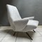 Fauteuil Vintage en Tissu et Laiton par Nino Zoncada, 1950s 10