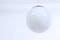 Mid-Century Milk Glass Sphere Suspension, 1950s 2