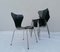 Vintage 3107 Chairs by Arne Jacobsen for Fritz Hansen, 1995, Set of 7, Image 4