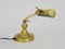 Vintage Brass Banker Lamp, 1970s, Image 5
