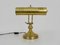 Vintage Brass Banker Lamp, 1970s 1