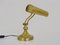 Vintage Messing Banker Lampe, 1970er 3