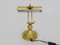 Vintage Brass Banker Lamp, 1970s, Image 7