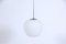 Mid-Century Glass Ceiling Lamp, 1950s, Image 8