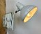 German Industrial Grey Scissor Wall Lamp from Sis, 1960s 18