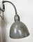 Industrial Grey Scissor Wall Lamp from Elektroinstala, 1960s 14
