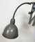 Graue Industrielle Scissor Wandlampe von Elektroinstala, 1960er 3
