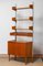 Teak Shelf System / Bookcase in Teak with Steel Bars by Harald Lundqvist, 1950s 1