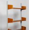 Teak Shelf System / Bookcase in Teak with Steel Bars by Harald Lundqvist, 1950s 6