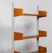 Teak Shelf System / Bookcase in Teak with Steel Bars by Harald Lundqvist, 1950s, Image 6