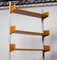 Teak Shelf System / Bookcase in Teak with Steel Bars by Harald Lundqvist, 1950s, Image 6