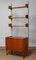 Teak Shelf System / Bookcase in Teak with Steel Bars by Harald Lundqvist, 1950s 1